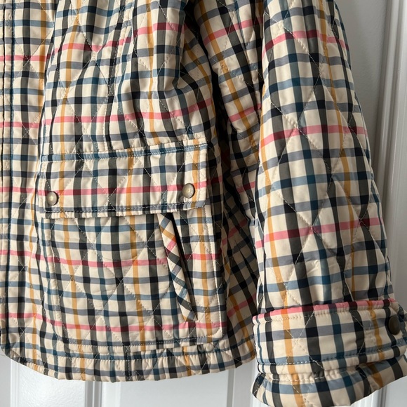 TALBOTS PLAID QUILTED JACKET - Picture 3 of 8
